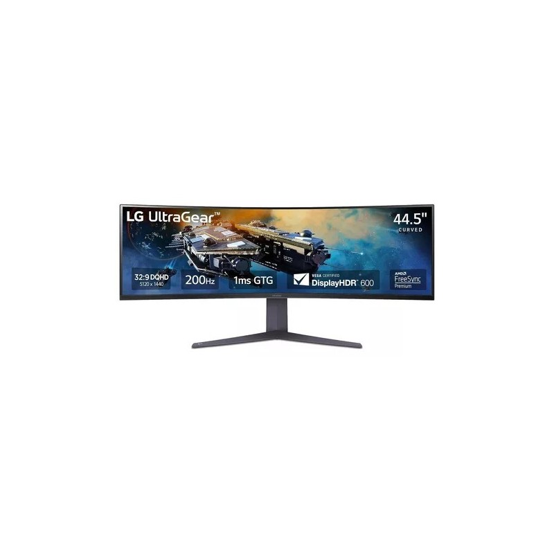 MONITOR LG 45 ULTRAGEAR 45GR75DC CURVO ULTRAWIDE DQHD 200 Hz