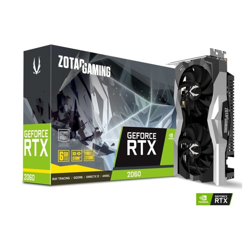 Placa de Video Zotac RTX 2060 GAMING Twin Fan