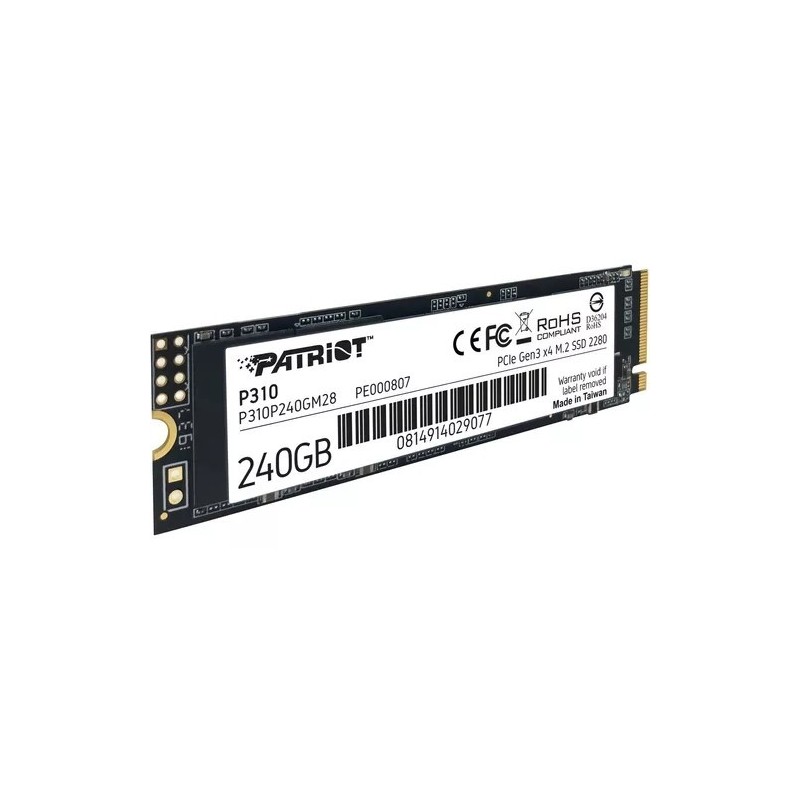 Disco SSD PATRIOT M.2 240GB P310 NVMe