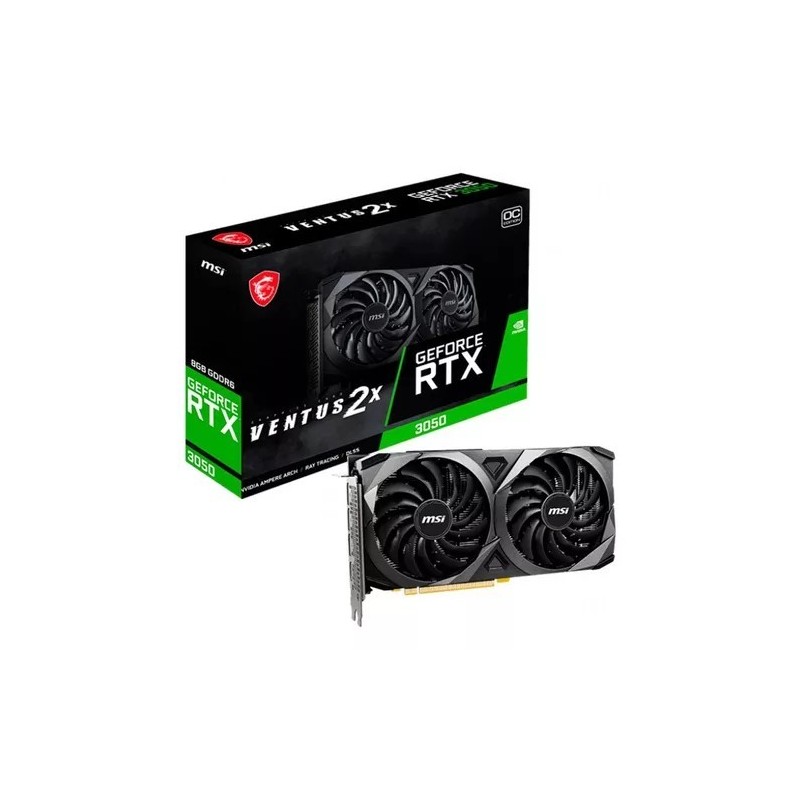Placa de Video MSI RTX 3050 VENTUS 2X OC 6GB