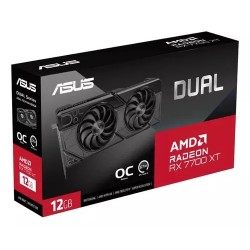 Placa de Video ASUS RX 7700 XT Dual 12GB