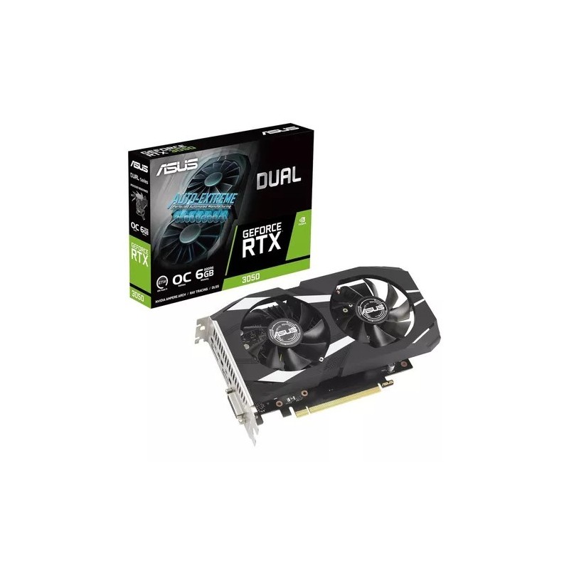 Placa de Video ASUS RTX 3050 Dual OC 6GB