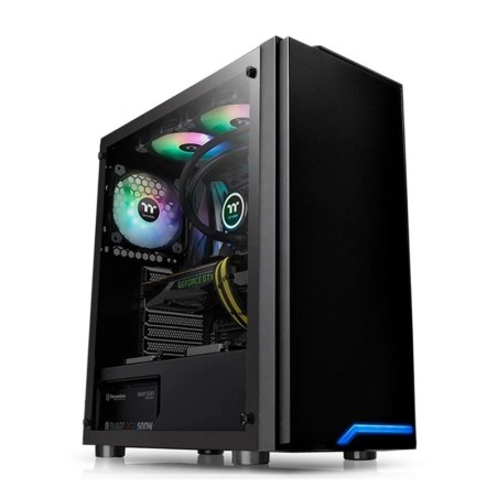 Gabinete Thermaltake H100 TG Negro