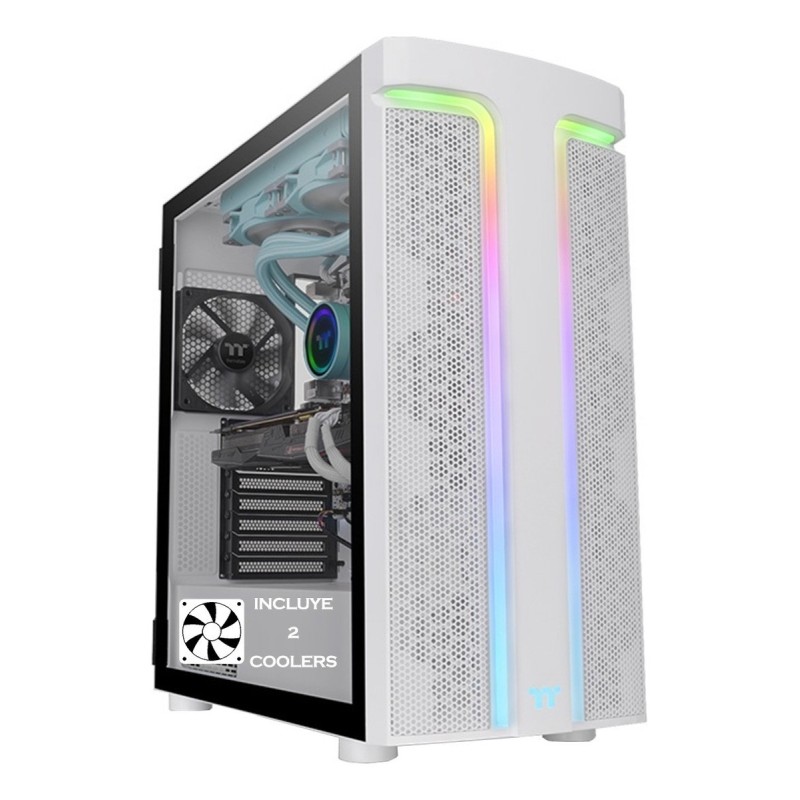 Gabinete Thermaltake H590 TG Snow