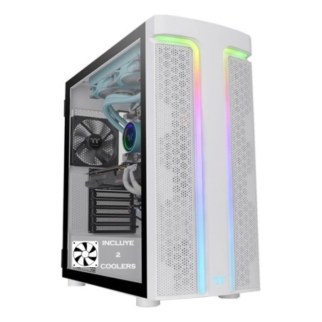 Gabinete Thermaltake H590 TG Snow