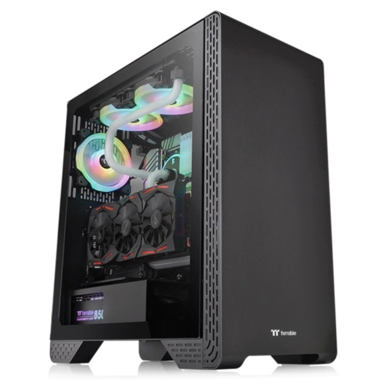 Gabinete Thermaltake S300 TG Negro