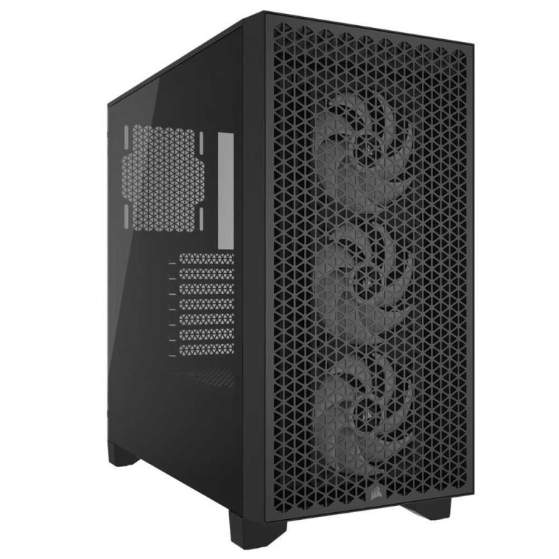 Gabinete Corsair 3000D RGB Airflow Mid-Tower TG RGB Fan x3 Negro
