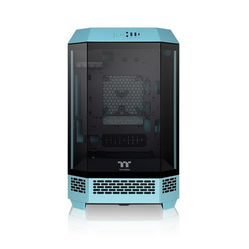 Gabinete Thermaltake The Tower 300 Mid-Tower TG x3 Fan x2 Hydrangea Blue