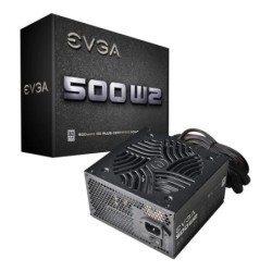 FUENTE GAMER EVGA 500W W2 80 PLUS