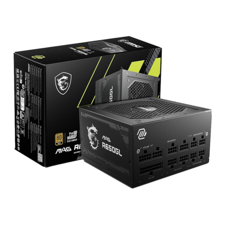Fuente MSI MAG A650GL 650W 80 Plus Gold Full Modular