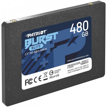 Disco SSD PATRIOT BURST ELITE SOLID 480 GB SATA PE000777