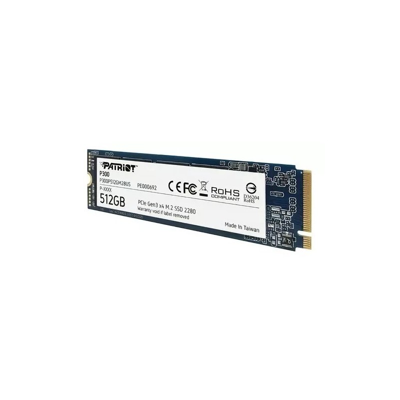 Disco SSD PATRIOT P300 512 GB M.2 2280 PCIE GEN3 X4 PE000691