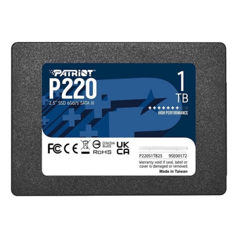 Disco SSD PATRIOT P220 1TB SATA PS001664