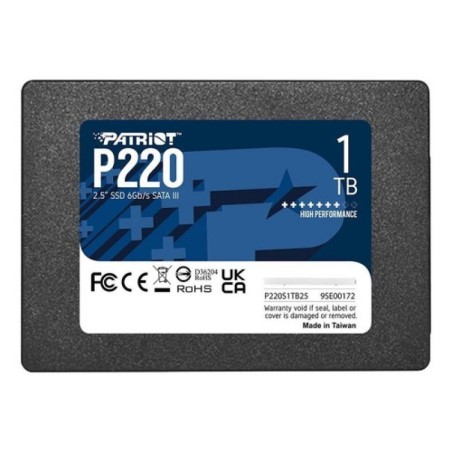 Disco SSD PATRIOT P220 1TB SATA PS001664