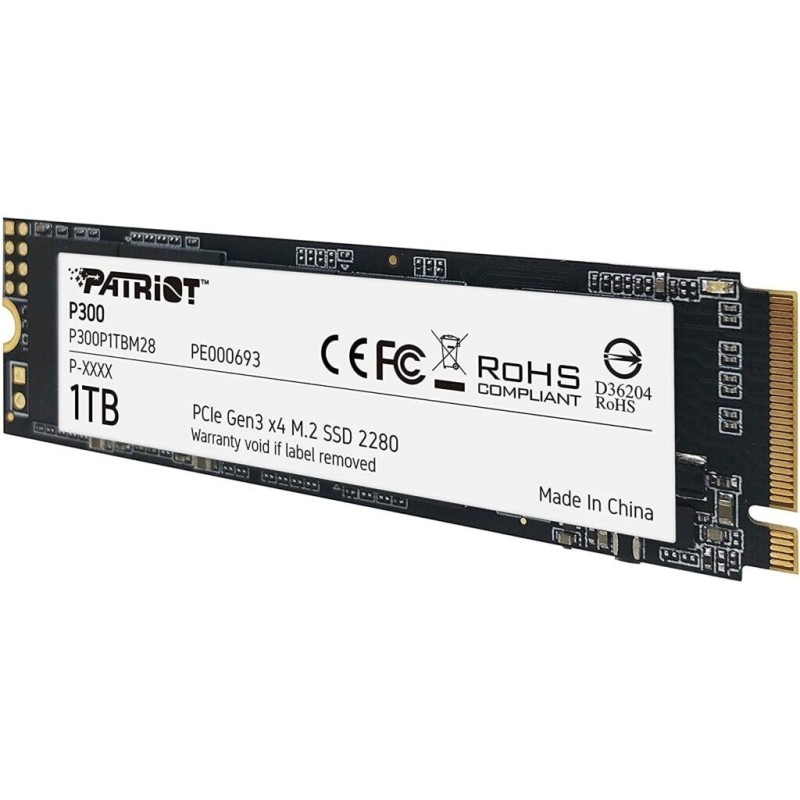 Disco SSD PATRIOT M.2 1TB P300 NVMe