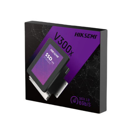 Disco SSD HIKSEMI 500GB V300X SATA DVR/NVR c/soporte