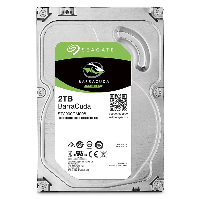Disco HDD Seagate 2TB Barracuda SATA