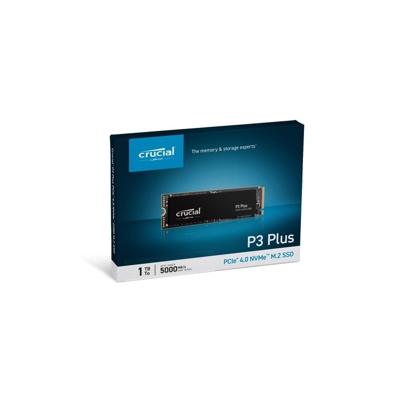Disco SSD CRUCIAL P3 Plus 1TB M.2 NVMe PCIe 4.0 5000MB/s