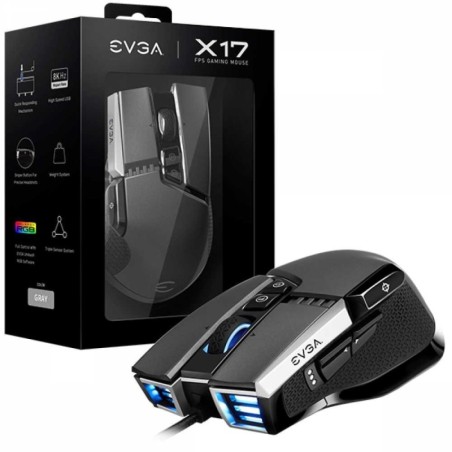 MOUSE GAMER EVGA X17 GREY