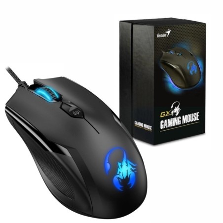 MOUSE GAMER GX GAMING GENIUS AMMOX X1-600 BLACK