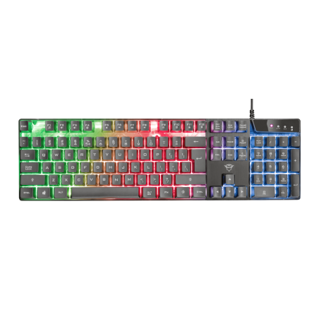 TECLADO GAMER TRUST AZOR GXT 835 / IDIOMA INGLES