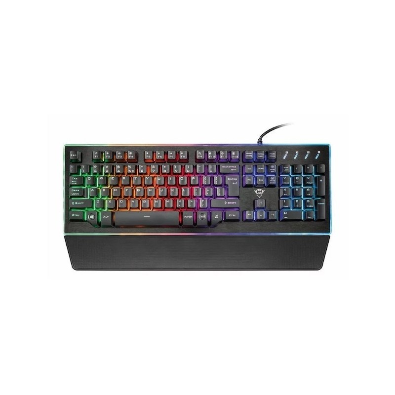 TECLADO GAMER TRUST THURA SEMI ES GXT 860