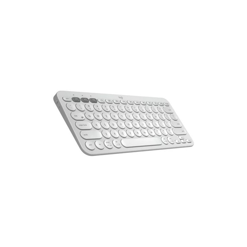 Teclado Logitech Bluetooth K380s Pebble White