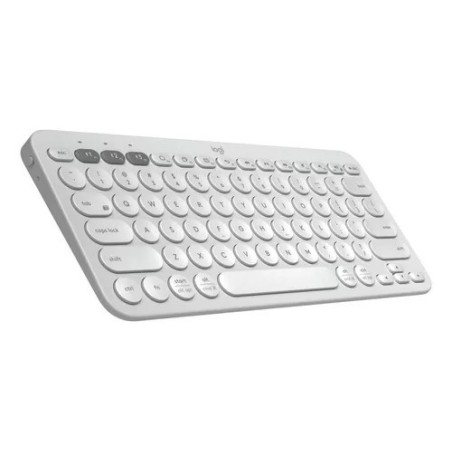 Teclado Logitech Bluetooth K380s Pebble White