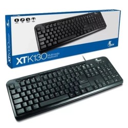 Teclado Xtech Multimedia Usb Xtk-130