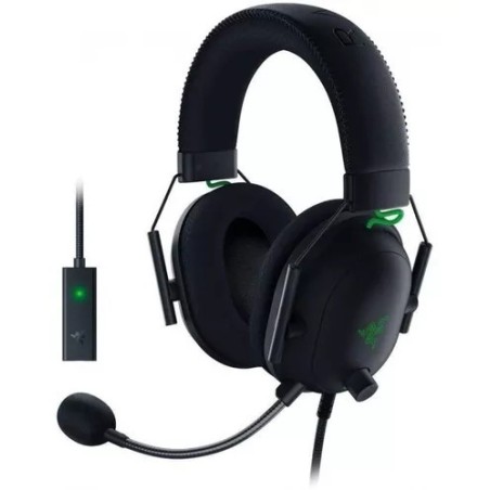 Auricular Razer BlackShark V2 USB Sound Card Black