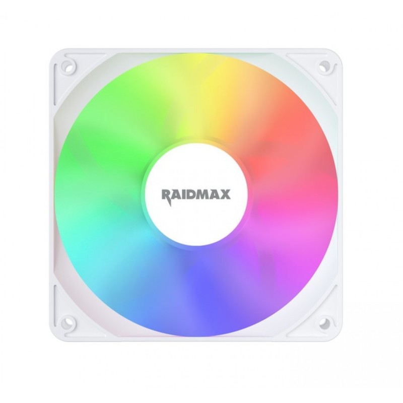 Cooler FAN 120mm ARGB PMW RAIDMAX X-AIR WHITE