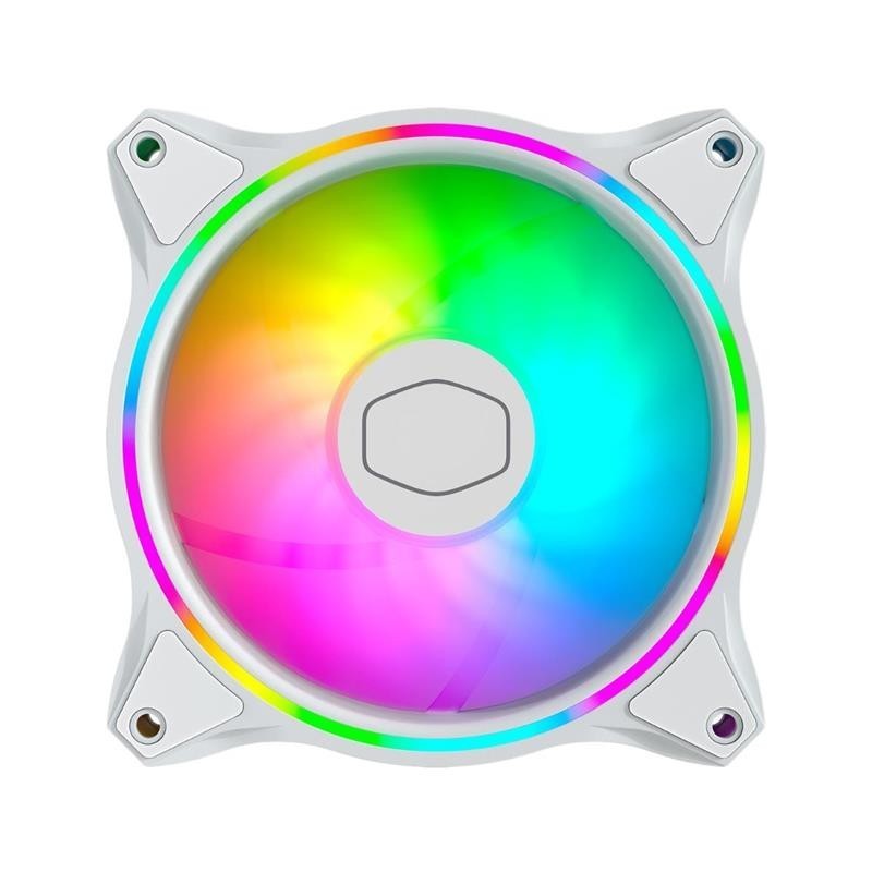 Fan Cooler Cooler MASTER MasterFan MF120 HALO White Edition ARGB