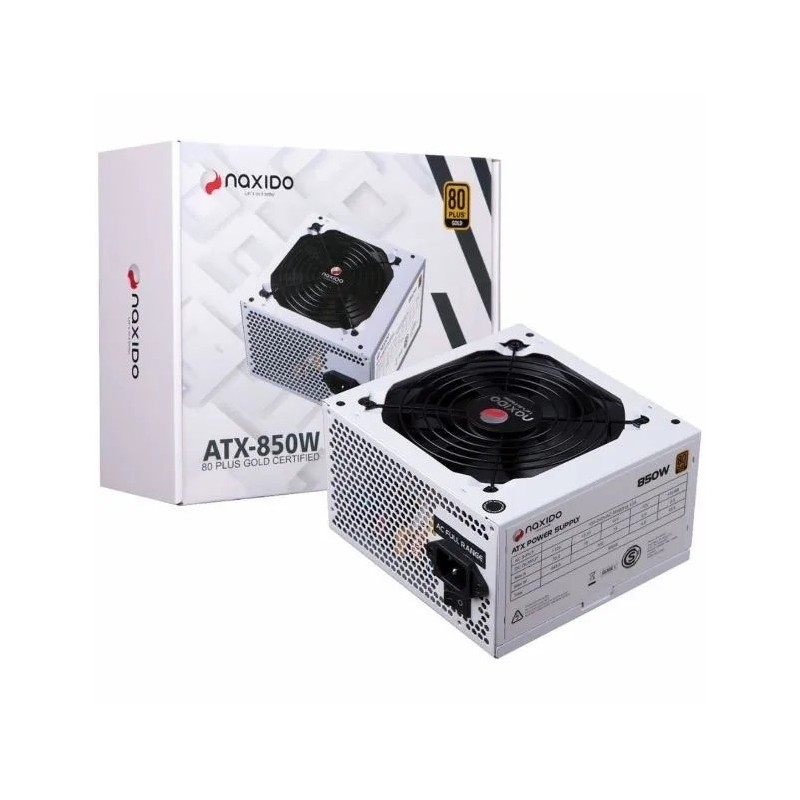 VAR FUENTE ATX-850W PLUS GOLD NAXIDO BLANCA