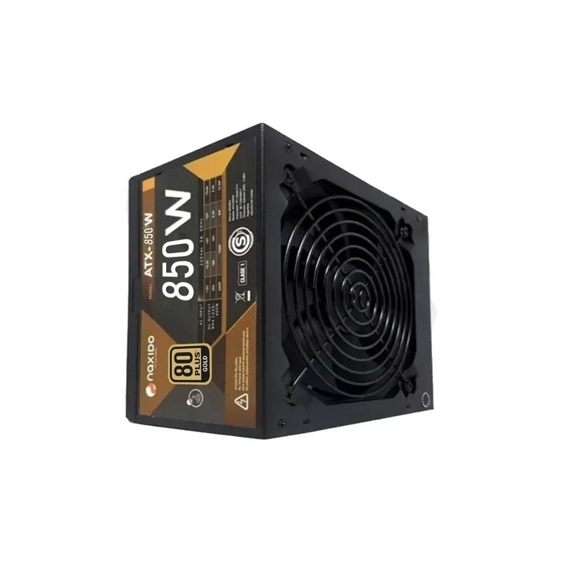 VAR FUENTE ATX-850W PLUS GOLD NAXIDO Negra
