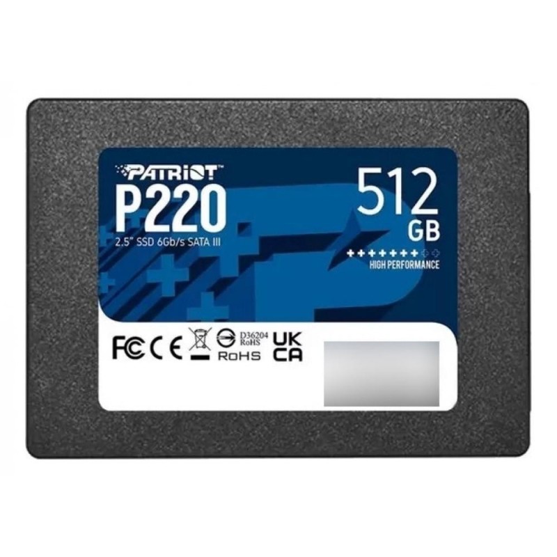 Disco SSD PATRIOT P220 SOLID 512GB SATA PS001663