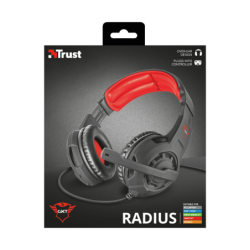 AURICULAR GAMER TRUST RADIUS GXT310 BLACK